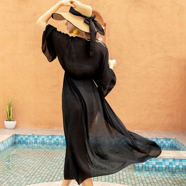 Sunscreen Beach Cardigan Air Conditioning Shirt Retro Long Skirt - Image 7
