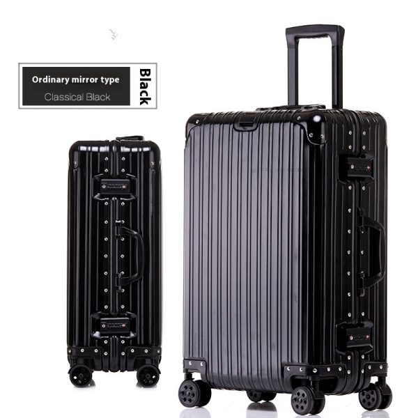 Aluminum Magnesium Luggage Password Trolley Case - Image 4