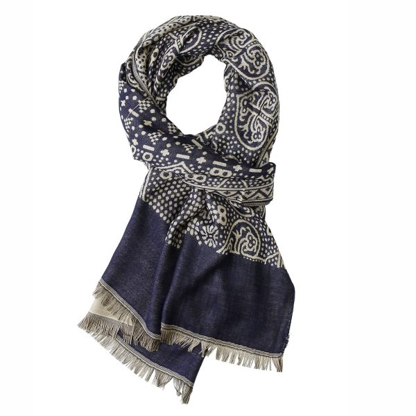 Cotton And Linen Yarn-dyed Scarf Short Beard Ethnic Style - Image 5