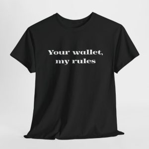 Your Wallet My Specification Letter Print Short-sleeve