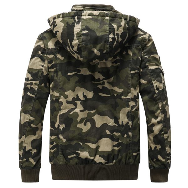 Casual Men's Jacket Camouflage Printed Outerwear - Image 5