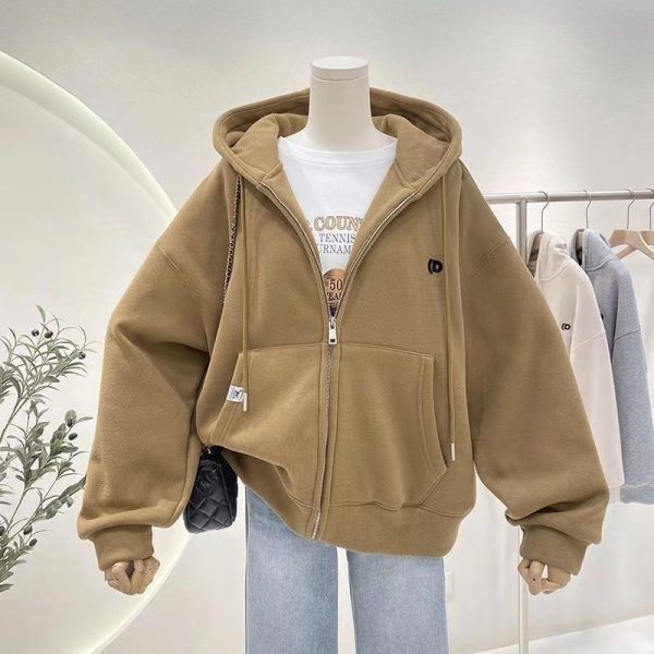 Women's Hooded Sweater Autumn And Winter Simplicity - Image 6