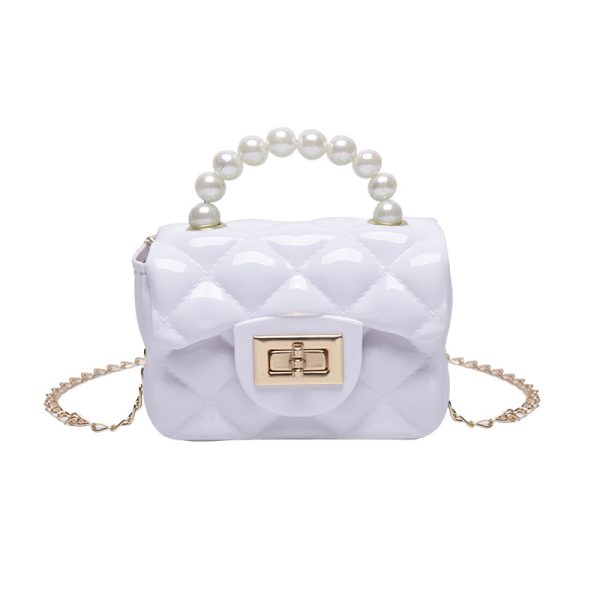 Pearl Hand One-shoulder Crossbody Chain Children's Bags - Image 5