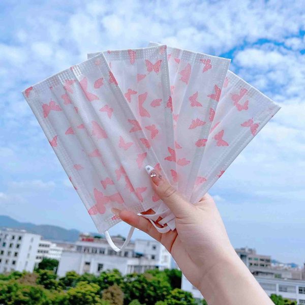 Creative Minimalist Printed Breathing Color Changing Mask - Image 2