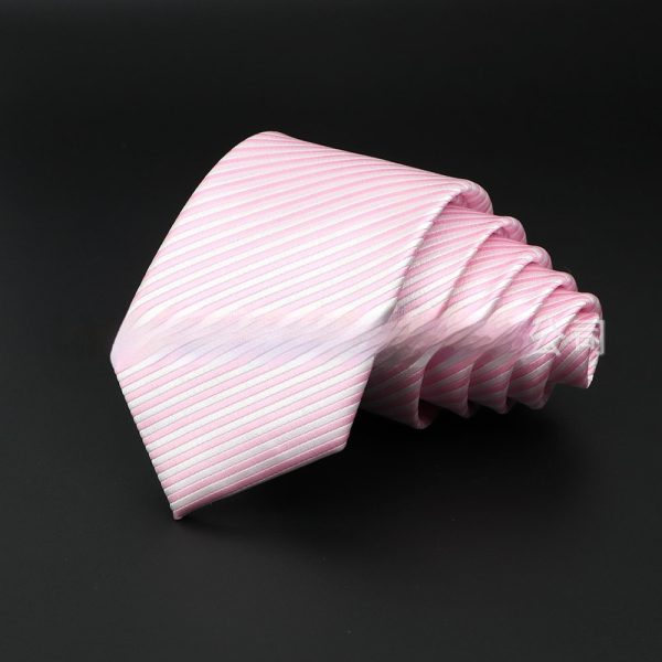 Men's Striped British Gentleman Polyester Fiber Tie - Image 10