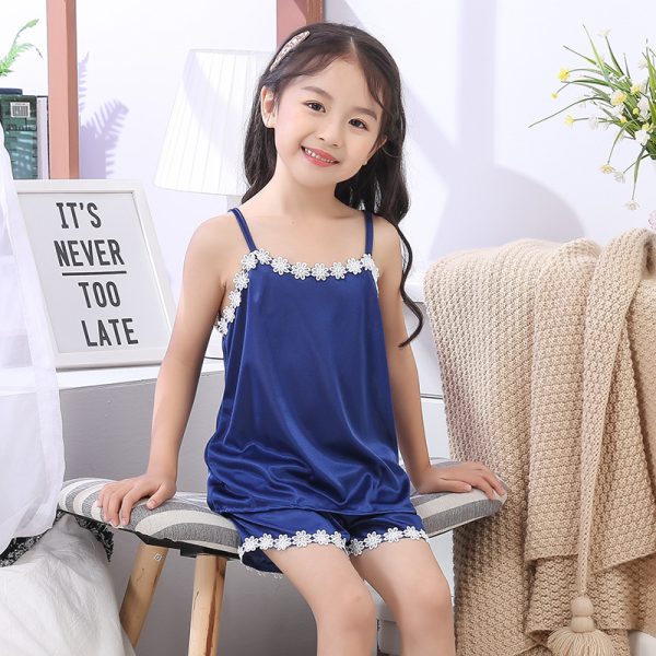 New Product Cute Children Sling Pajamas Girl - Image 3