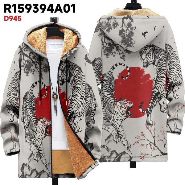 Hooded Cardigan Thick Winter Clothes - Image 8