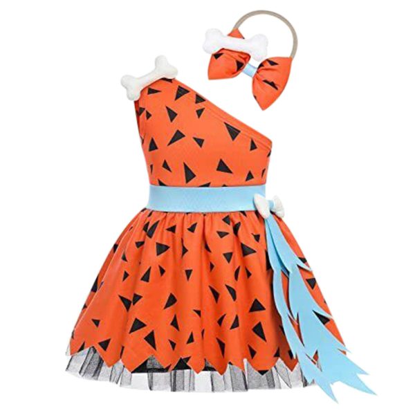 Girls Fashion Simple Halloween Mesh Costume Suit - Image 2