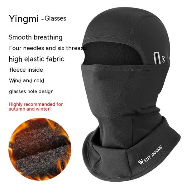Thermal Headgear Fleece Cycling Mask With Eyehole - Image 5