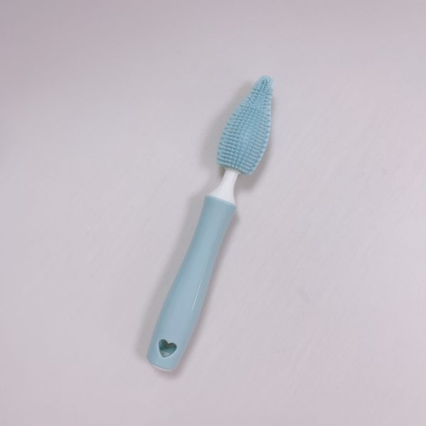 Baby Silicone Baby Bottle Brush Straw Scrubbing Baby Bottle Brush Cleaning - Image 8