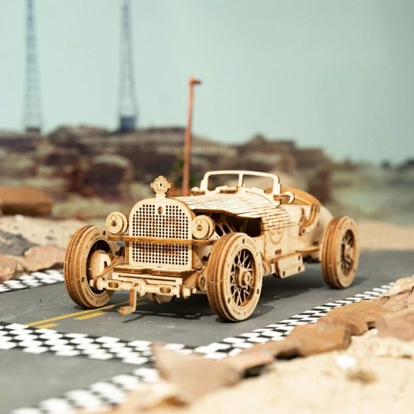 Car 3D Wooden Puzzle Game Assembly Racing Children's Toys - Image 2