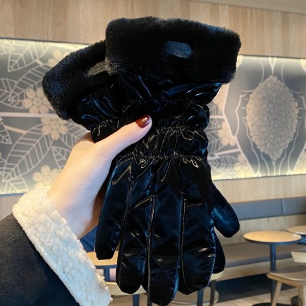 Winter Women's Warm Korean-style Touch Screen Riding Gloves - Image 9