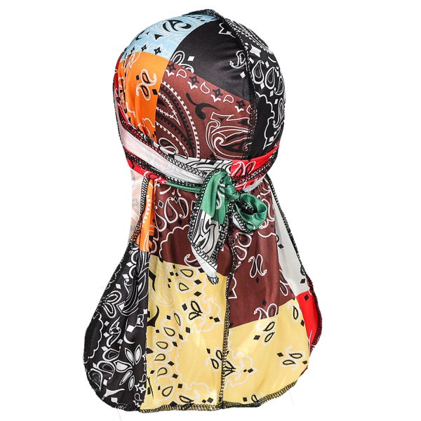Multicolor Printing Pirate Hat Men's Fashion - Image 5