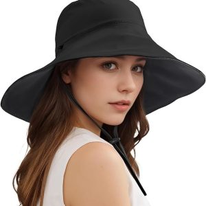 Wide Brim Sun Hats For Women Men, Double Sided Wearing Fishing Hats Cooling Bucket Hat For Beach Hiking Outdoor