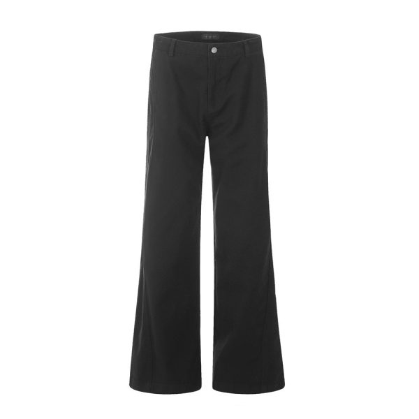Men's American-style Solid Color Overalls - Image 4