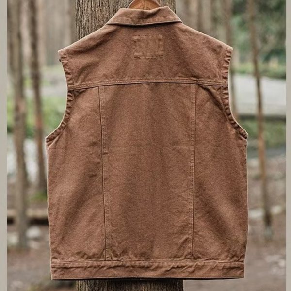 Single-breasted Lapel Design Coat - Image 4