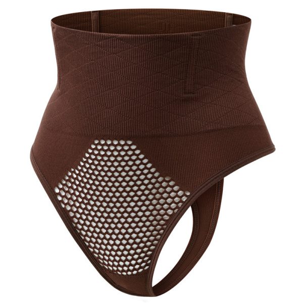 Body Shaping Hollow High Waist Belly Contracting T-back - Image 8