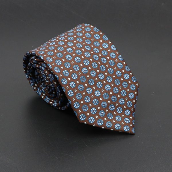 Super Soft Bohemian Silk Ties Men's Fashion 75mm Necktie - Image 5