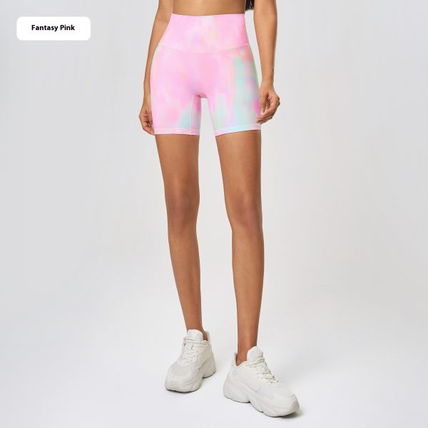 Yoga Shorts Naked Women Feeling No Embarrassment Line Tight Exercise Shorts - Image 5