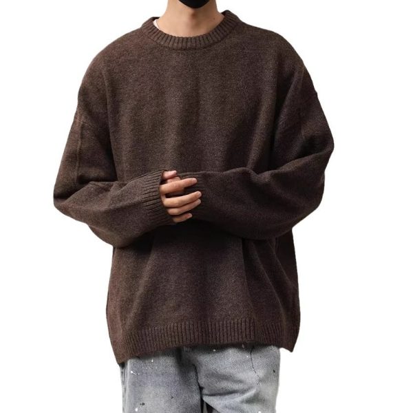 Men's Autumn And Winter Thermal Knitting Bottoming Shirt Top - Image 3