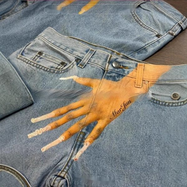 Printed Fashion Jeans Personalized Fingers - Image 2