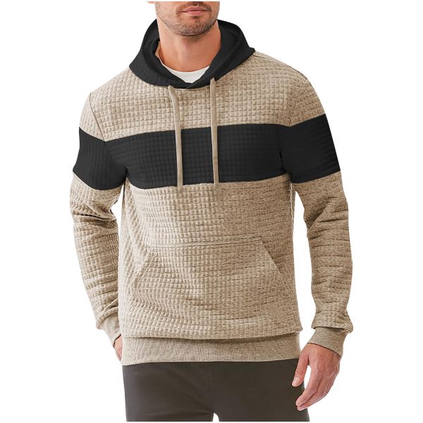 Men's Hooded Long-sleeved Sweater Drawstring - Image 7