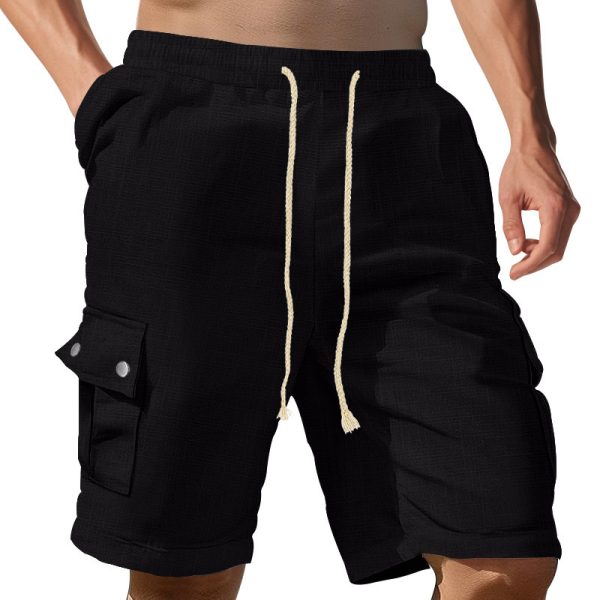 Beach Casual Straight-leg Basketball Shorts Men - Image 4