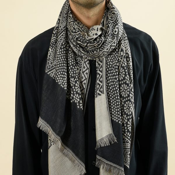 Cotton And Linen Yarn-dyed Scarf Short Beard Ethnic Style - Image 2