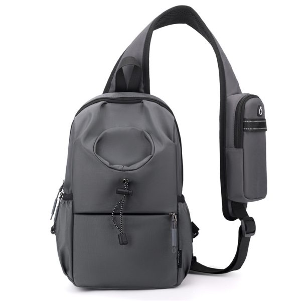 Men's Oxford Cloth Splash-proof Shoulder Crossbody Chest Bag - Image 10