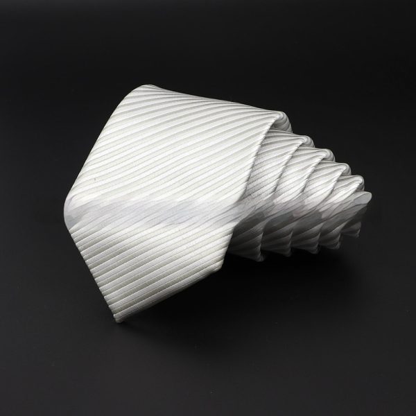 Men's Striped British Gentleman Polyester Fiber Tie - Image 3