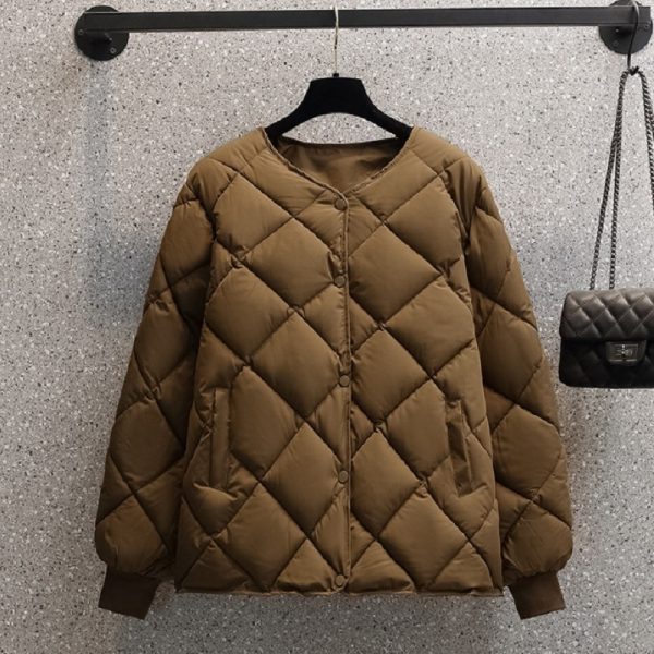 Short Down Jacket Women's Winter Korean Style Lightweight - Image 4