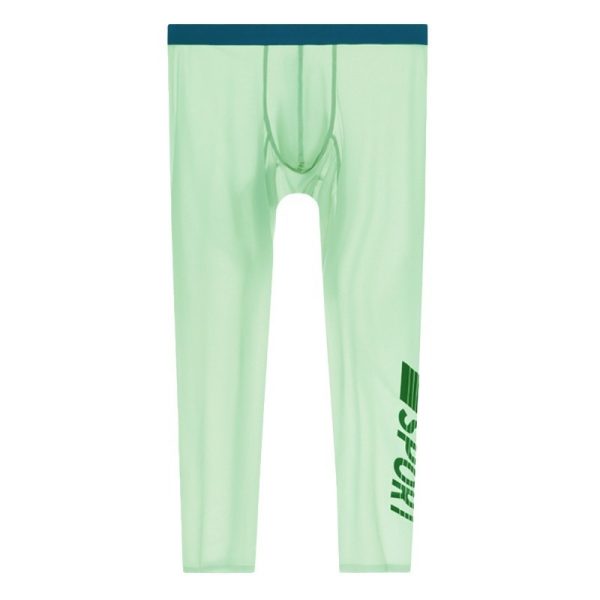 Ice Silk High Elastic Seamless Quick-drying Tight Ultra-thin Pajama Pants - Image 6