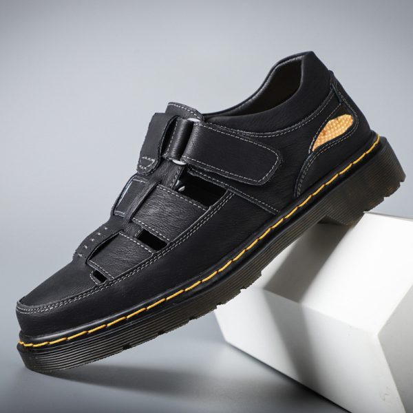 Leather Breathable Sandals Outdoor Leisure Mountaineering Shoes - Image 6