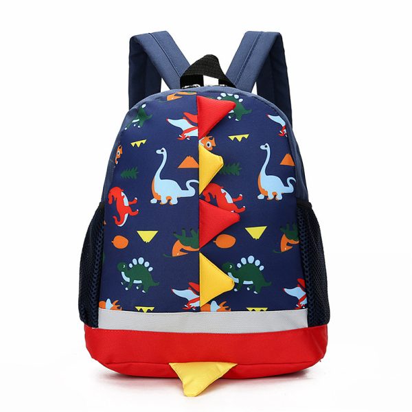Cartoon Dinosaur Children Bag Kindergarten Children School Bag - Image 5