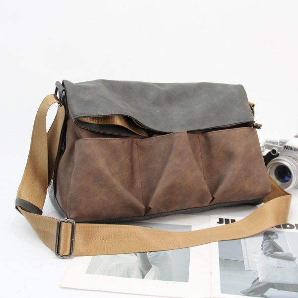 Men's Shoulder Messenger Bag Outdoor Gym Bag For Traveling - Image 2