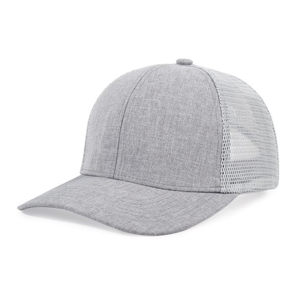 Micro Curved Hat Brim Outdoor Half Mesh Breathable Baseball Cap - Image 9