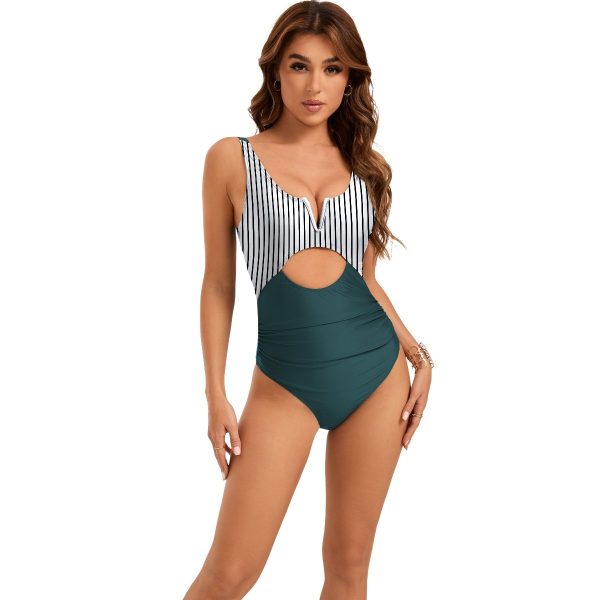 V-support Hollow Backless One-piece Swimsuit For Women - Image 8