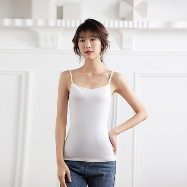 Women's Slim-fit Modal Black And White Suspenders