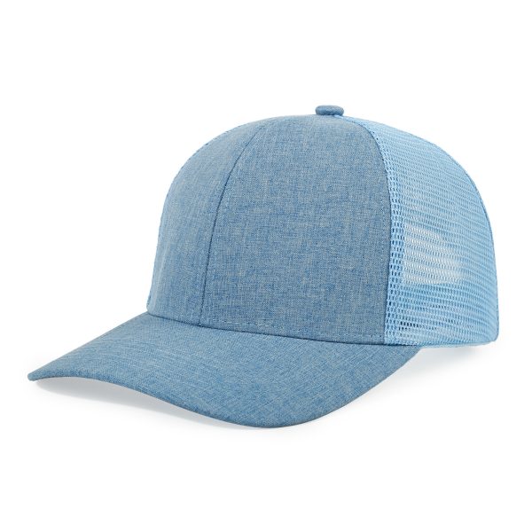 Micro Curved Hat Brim Outdoor Half Mesh Breathable Baseball Cap - Image 8