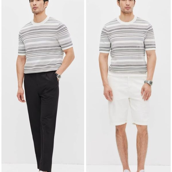 New Thin Short-sleeved T-shirt Men's New - Image 3