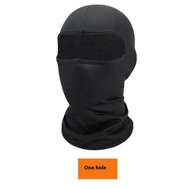 Riding Sun Block And Dustproof Headgear Pure Black Ice Breathable - Image 2