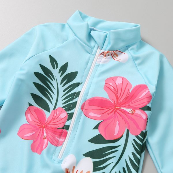 Children's Swimsuit One-Piece Sunscreen Swimsuit Swimsuit Set - Image 3