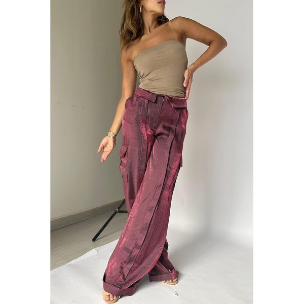 Loose Zip Multicolor Vacation Trousers - Image 2