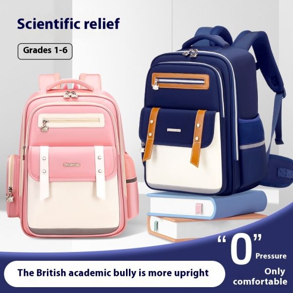 Oxford Cloth Children's Schoolbag Large Capacity Backpack - Image 2