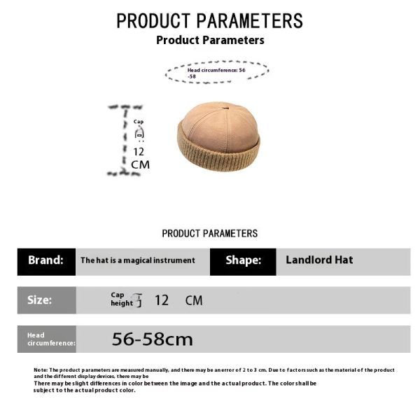 Autumn And Winter Deerskin Velvet Beret Melon Skin Hat - Image 3