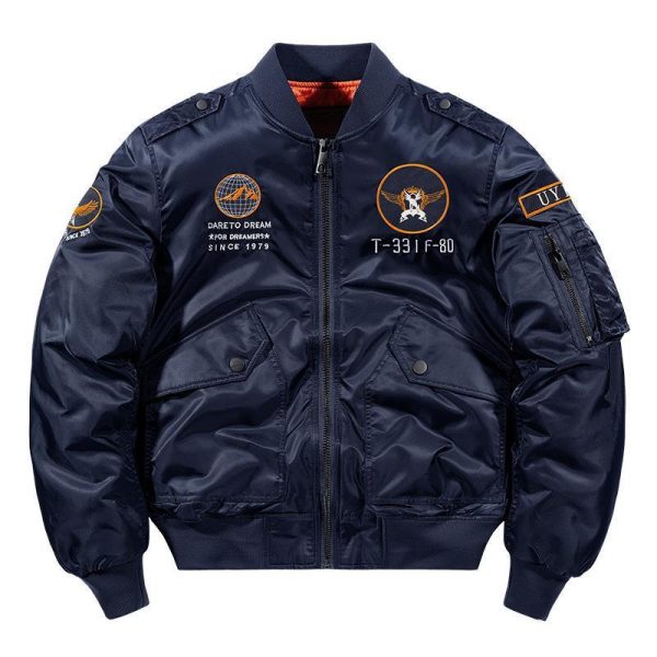 Youth Jacket Plus Size Stand-up Collar Thick Warranty - Image 8