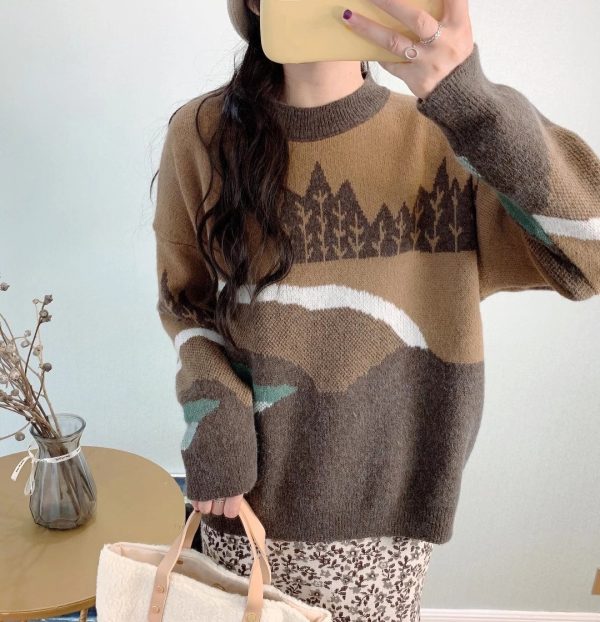 Casual Loose Youthful-looking Sweater For Women - Image 2
