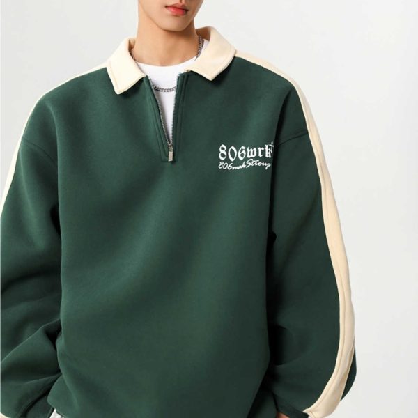 Spring New American Style Loose Turn-down Collar Coat - Image 2