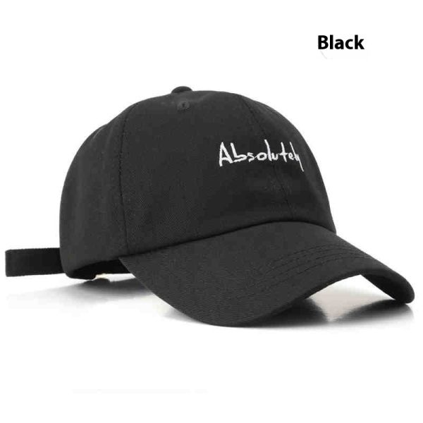 Black Peaked Versatile Casual Baseball Cap - Image 2