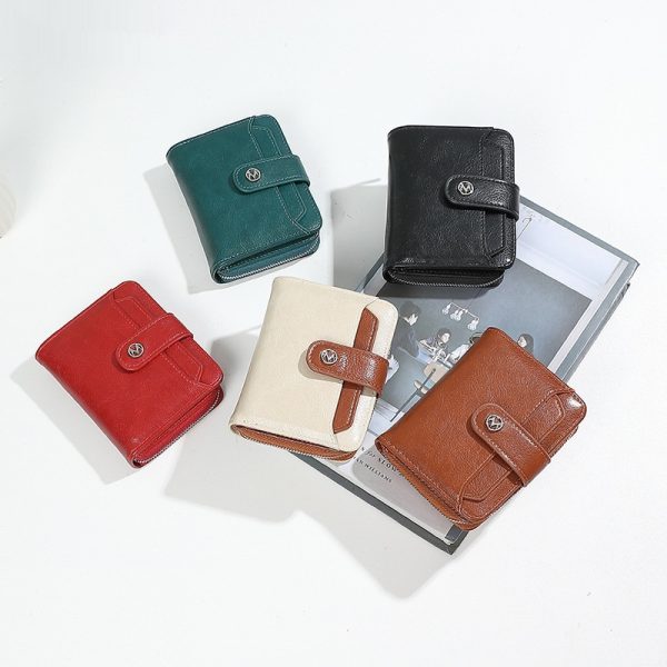 Fashion Clutch Zipper Hasp Women's Wallet